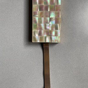 Vintage Mother of Pearl Cigarette Case With Wristlet